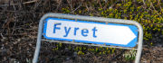 Fyret skilt